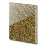 Acrylic Sheet Glitter - In Gold - 3mm 1000mm by 1000mm