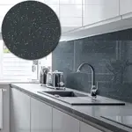 Acrylic Splashback Glitter - Painted In Anthracite Grey - 3mm sample