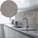 Acrylic Splashback Glitter - Painted In Cappuccino - 3mm sample