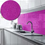 Acrylic Splashback Glitter - Painted In Fuchsia Pink - 3mm sample