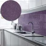 Acrylic Splashback Glitter - Painted In Lilac - 3mm sample