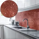 Acrylic Splashback Glitter - In Copper - 3mm 1000mm by 1000mm