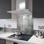 Glass Splashback - in Stone And Granite Effect - Made To Measure