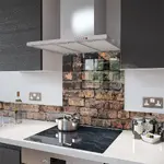 Glass Upstand - In Stone And Granite Effect - Made To Measure