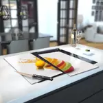 Glass Hob Cover / Chopping Board in Fruit Cocktail - 60cm Wide x 52cm High
