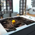 Glass Hob Cover / Chopping Board in Stone And Granite Effect