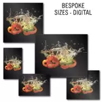 Acrylic Digital Print Shaped 3 Panels Made To Measure