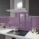 Lilac - Kitchen Glass Splashback - 90cm Wide x 40cm High