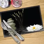 Digital Print Placemat x 4 - Water Lilly