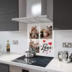 Made To Measure Photo Collage Splashback 90cm Wide x 40cm High