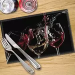 Glass Place Mats x 4 - Printed Digital Images