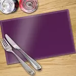 Deep Purple Toughened 4 x Place Mat