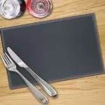 Glass Place Mats x 4 - In Premier Colours