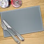 Squirrel Grey Toughened 4 x Place Mat