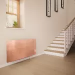Glass Radiator Cover in Distressed Copper - Medium