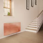 Glass Radiator Cover In Rose Gold - Large