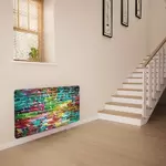 Glass Radiator Cover in Rainbow Brick Wall - Medium