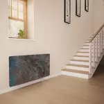 Glass Radiator Cover in Concrete - Medium