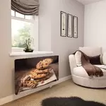 Glass Radiator Cover in Chocolate Chip Cookie - Medium