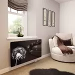 Glass Radiator Cover in Dandelion - Medium