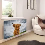 Glass Radiator Cover in Highland Cow - Medium