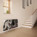 Glass Radiator Cover in Liquid Black - Extra Small