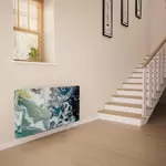 Glass Radiator Cover in Liquid Ocean - Medium