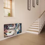 Glass Radiator Cover in Liquid Pearl - Medium