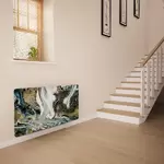 Glass Radiator Cover in Liquid Space - Medium