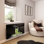 Glass Radiator Cover in Mojito - Medium