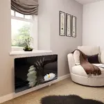 Glass Radiator Cover in Water Lily - Extra Large