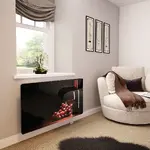 Glass Radiator Cover in Wine and Grapes - Extra Small