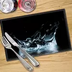 Digital Print Placemat x 4 - Lake Splash