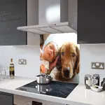 Personalised Printed Splashback - 90cm Wide x 40cm High