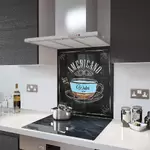 Americano Coffee - Kitchen Glass Splashback - 70cm Wide x 70cm High