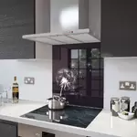 Dandelion - Kitchen Glass Splashback - 100cm Wide x 50cm High