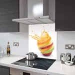 Fruit Cocktail - Kitchen Glass Splashback - 110cm Wide x 75cm High