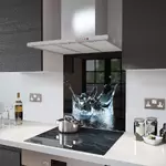 Lake Splash - Kitchen Glass Splashback - 100cm Wide x 50cm High