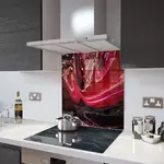 Liquid Lava - Kitchen Glass Splashback - 90cm Wide x 40cm High