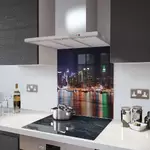 Manhattan Skyline - Kitchen Glass Splashback - 100cm Wide x 50cm High