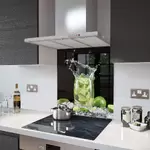 Mojito - Kitchen Glass Splashback - 100cm Wide x 50cm High