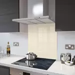Champagne - Kitchen Glass Splashback - 110cm Wide x 75cm High