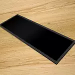 Black - Glass Table Runners 100cm x 30cm
