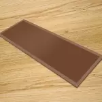 Chocolate Brown - Glass Table Runners 100cm x 30cm