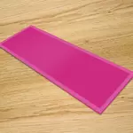 Fuchsia Pink - Glass Table Runners 100cm x 30cm