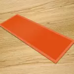 Orange - Glass Table Runners 100cm x 30cm