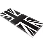 Glass Table Runner in Black N White Union Jack - 100cm Wide x 30cm High