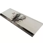 Glass Table Runner in Elephant - 100cm Wide x 30cm High