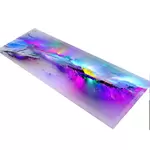 Glass Table Runner in Rainbow Rain Mountain - 100cm Wide x 30cm High