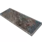 Glass Table Runner in Concrete - 100cm Wide x 30cm High